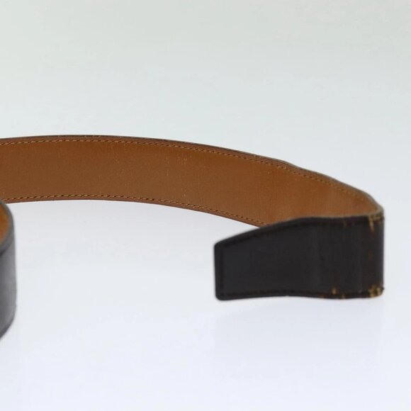 HERMES Constance Belt Leather 35.4"""" Dark Brown Auth am5720 - Picture 13 of 15